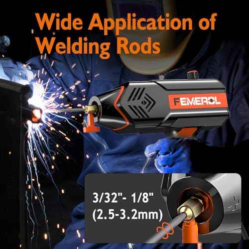 Welding Machine 110V,Handheld Welder, 120A Portable Stick Welder, Hand Held Welder Machine IGBT Inverter Digital Display with Welding Tool Set and Toolbox
