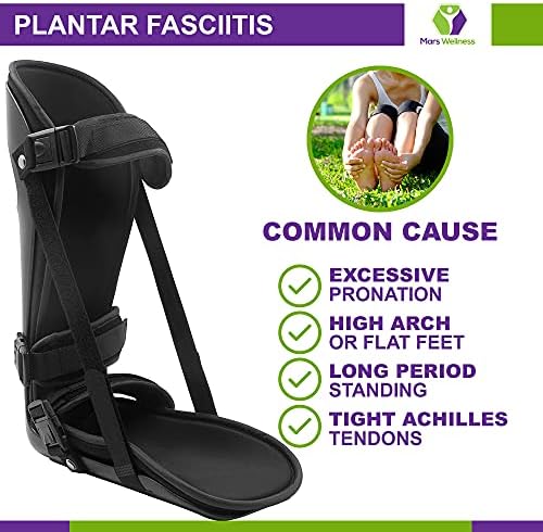 MARS WELLNESS Plantar Fasciitis Posterior Night Splint - Large