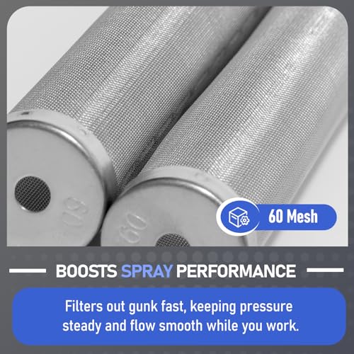 5-Pack 730-067 60 Mesh Fluid Manifold Filter, Compatible with Titan 440 Paint Sprayer, 540, 640, 740, 1040i, 640i, 840i, Elite 2000, PowrPin 3500 5500, Paint Sprayer Parts Replacement