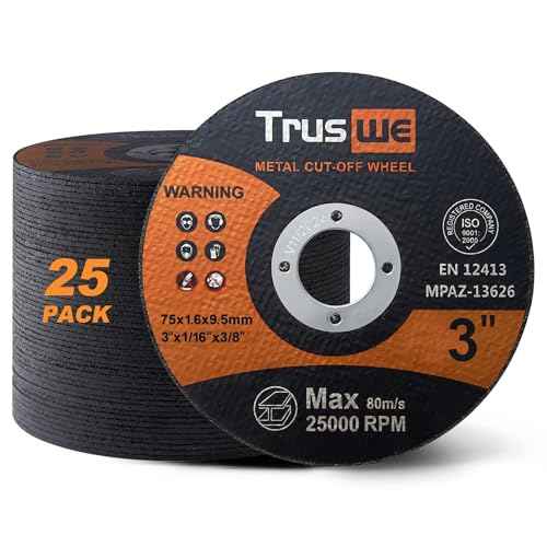 Cut Off Wheels 3 inch 25 Pack - 3¡± x 1/16¡± x 3/8¡± Cut Off Wheel for Metal Stainless Steel Cutting Disc for Angle Grinder Cut-Off Wheel