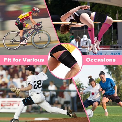 supregear Adjustable Thigh Brace - Hamstring Quad Wrap - Compression Sleeve Support for Pulled Groin Muscle, Sprains, Quadricep, Tendinitis, Sciatica Pain and Sports Recovery - Men, Women