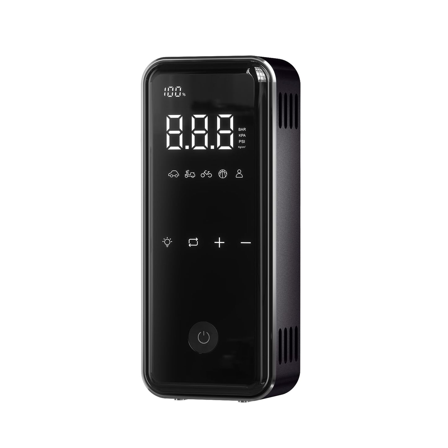 MotorX Tire Inflator Portable Air Compressor 2nd Generation, Large Tire Inflator Speed Level 30 Seconds Fast Inflation Air Pump, 15000mAh Battery Capacity, 65W 5X Fast Charging, Deluxe Package.