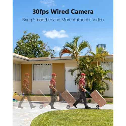 ANNKE 1080p HD-TVI Security Surveillance Camera for Home CCTV System, 2MP Bullet BNC Camera with 100 ft Super Night Vision, IP66 Surveillance Weatherproof Add?on Wired Cam
