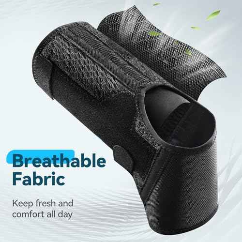 AGPTEK Ankle Brace for Women Men, Adjustable Lace-Up Ankle Support with Removable Splints for Sprained Ankle, Injury Recovery, Ankle Stabilizer Wrap for Basketball Volleyball Sports, Blue, M