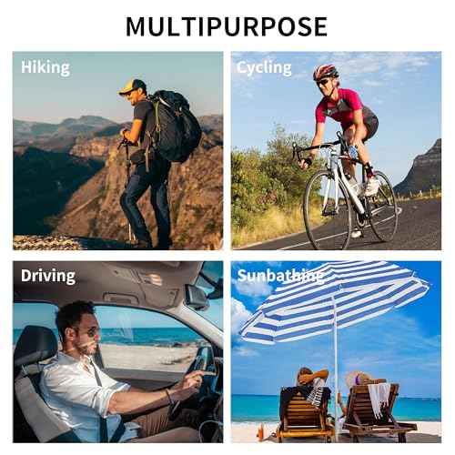 HiBloks 4Pcs Polarized Clip Compatible with Ray-Ban Meta Wayfarer & Gen 2 (RW4008/RW4012 Large), Color Changing Clip Set for Rayban Meta Gen 2 Smart Glasses Discoloration Clip (Gray+Pink+Blue+Orange)