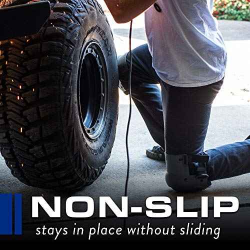 TSE Safety - TSE-TFLX-4-16 Flex Work Knee Foam Padding Pads - Anti-slip Strong Double Straps Comfortable Knee Protection Breathable Heavy Duty for Indoor and Outdoor Use ? Black, One Size