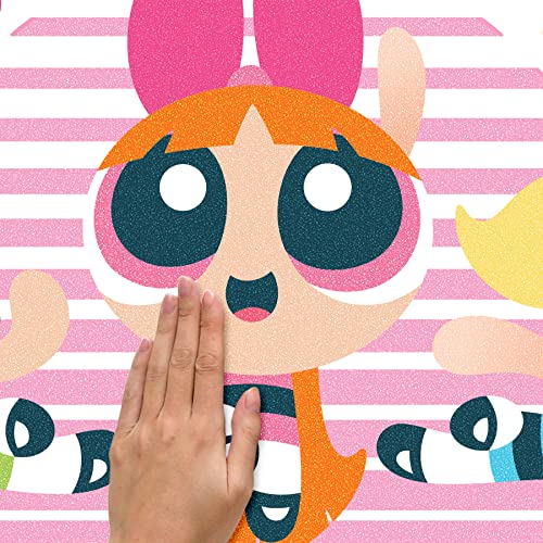 RoomMates RMK5391GM Powerpuff Girls Giant Peel and Stick Wall Decals with Alphabet for Personalization