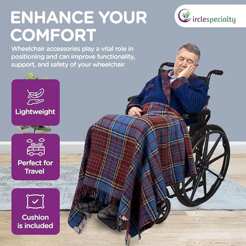 Ziggo 18” Seat Width Pediatric Wheelchair for Kids & Children, Lightweight, Manual Folding Wheelchair w/Safety Belt, Swing-Away Foot Support w/Straps, Desk Length Arm Rests, Free Cushion Accessory