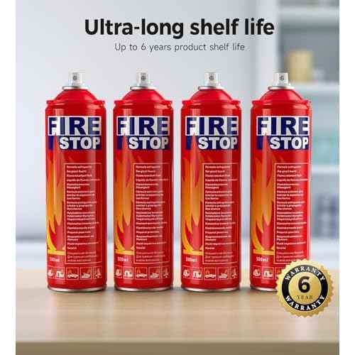 Fire Extinguisher 4-Pack with Mount Brackets£¬Portable for Home, Kitchen, Car, Boat£¬BBQ -Multi-Purpose Fire Protection
