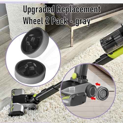 Upgraded Replacement Wheel Fits for Ryobi PCL720K PBLSV716K Cordless Stick Vacuum