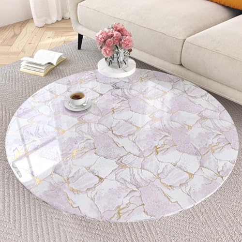 Purple Gold Marble Contact Paper Peel and Stick Countertops 15.7"¡¿78.7" Gold Pink Marble Wallpaper Self Adhesive Waterproof Contact Paper for Bathroom Kitchen Backsplash Cabinet Table Liner