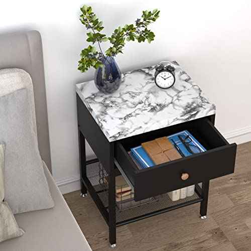 Black and White Marble Contact Paper 15.7 x 78.7 Inches Peel and Stick Wallpaper Vinyl Self Adhesive Removable Waterproof Wall Paper for Countertop Cabinet Shelf Liner Kitchen