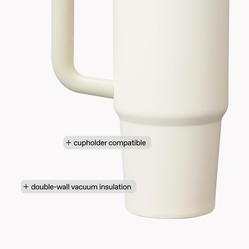 STANLEY Quencher H2.0 Tumbler with Handle and Straw 30 oz | Flowstate 3-Position Lid | Cup Holder Compatible for Travel | Insulated Stainless Steel Cup | BPA-Free | Lilac