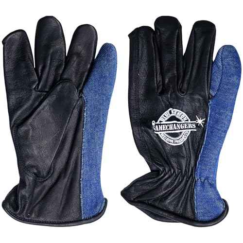 Blue Demon Gamechanger Shorties welding gloves, kagan extreme heat protection, excellent dexterity, premium leather
