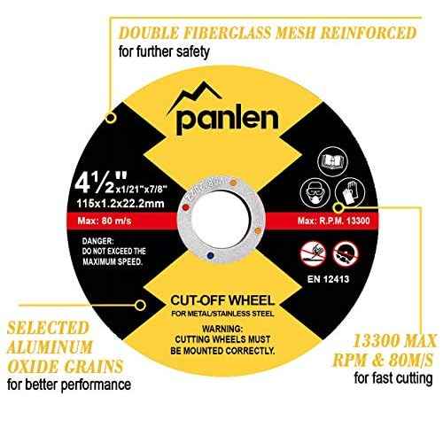 10 Pack Cutting Wheel 4 1/2 Metal Stainless Steel Cut Off Disk,Thin Cutting Blade for Angle Grinder