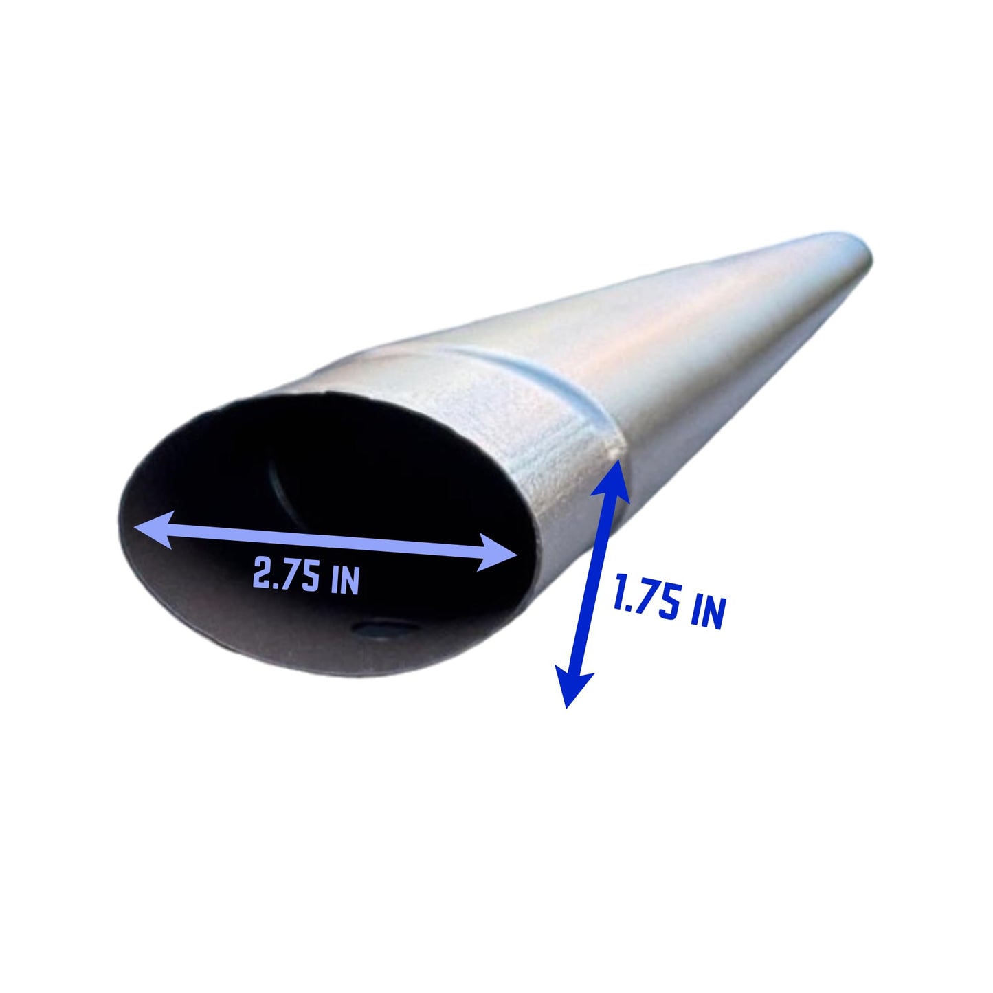 Replacement Vertical Pool Leg/Pole/Bar for Coleman/Bestway Power Steel 22 Ft X 52in and 24ft x 52in Swimming Pool Oval Shaped Pole