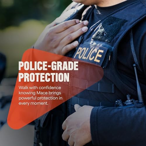 Mace Pepper Spray - Max Police Strength OC & Water Training Cartridge Set for Pepper Gun 2.0, 0.99oz/ea, Long Range Protection Up to 25 Feet, Personal Protection Self Defense Spray for Women & Men