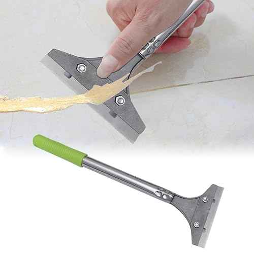 Ciieeo Long Handle Cleaning Knife Versatile Paint Scraper Tool for Adhesives Floor and Drywall Scraping Household Use
