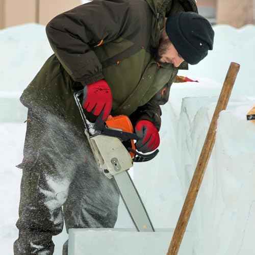 Winter Work Gloves Thermal Insulated Work Gloves Freezer Gloves Waterproof Foam Latex Coated Gloves for Men Women