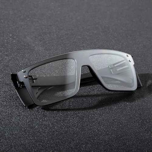 UV400 Transition Photochromic Safety Glases Light to Dark Grey Lens ANSI Z87 Impact Approved