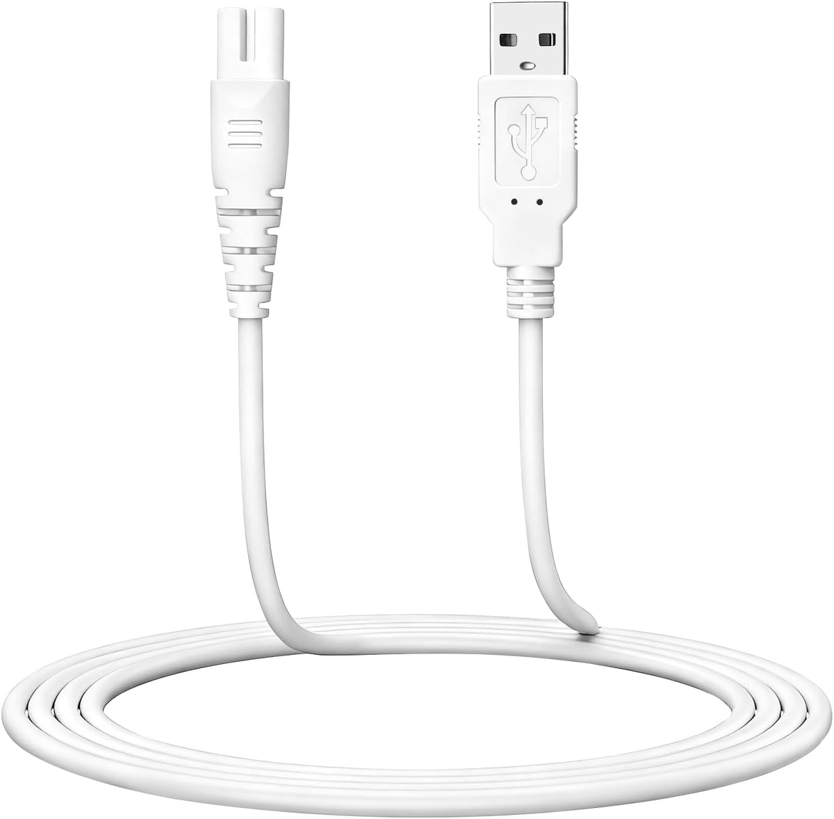 Water Flosser Charger Replacement for COSLUS, Nicwell, Nicefeel, Hangsun, Aquasonic, MOSPRO, Oralfree, Tovendor, Initio, McNaval, Zerhunt and Cremax Oral Irrigator Water Flosser 4FT/120CM (White)
