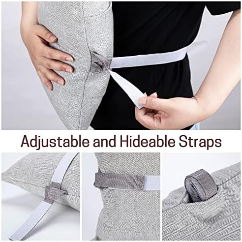 SWISSELITE Hysterectomy Tummy Pillow with Pocket for Abdominal Surgery, Hernia C-Section Healing Protector Pillow to Relieve Pressure, Cervical Cancer Recovery Gifts