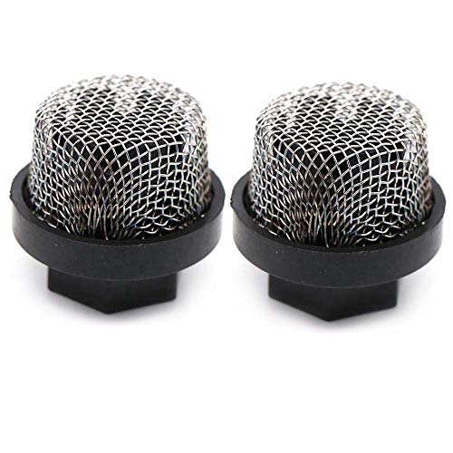 2pcs/Pack 7/8-Inch UNF Inlet Strainer Screen mesh 246385 for 390 Ultra 395 495 Airless Paint Spray Guns, fits for Wagner Spraytech Titan Paint Pumps
