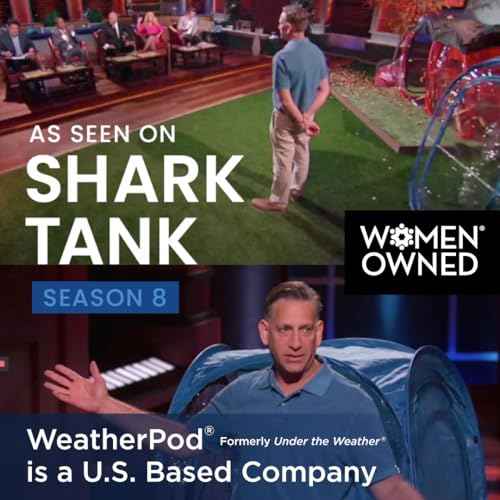 WeatherPod¢ç The Original Shark Tank MyPod¢â 1-2 Person Pop-Up Pod - Stay Warm, Dry, and Out of The Sun - Weather Pod for Sports, Rain, or Wind