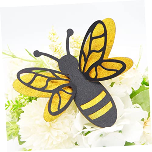 12 Pcs 3D Honey Bee Wall Stickers - Removable Decorative Decals for Kids Room Nursery and Home Decor - Perfect for Parties and Holiday Decorations