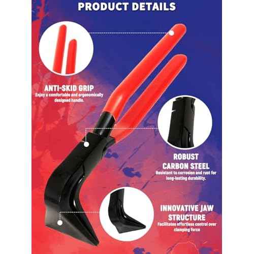 3-Piece Hand Seamers Sheet Metal Tools Straight, 45¡Æ & 90¡Æ Hand Sheet metal Bending Pliers Set