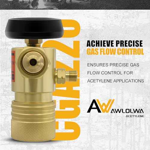 AR-MC CGA200 MC Tank Acetylene Regulator, Matching Turbo Style Acetylene Kit, Air Acetylene