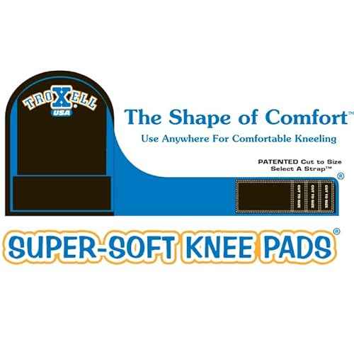 TROXELL USA Super-Soft Small Royal Knee Pads - Comfortable, Adjustable, Washable Kneepads