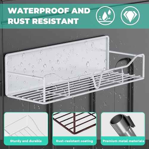 5PCS washing machine storage rack with hooks and hangers, refrigerator, washing machine, microwave, and barbecue grill warehouse storage rack