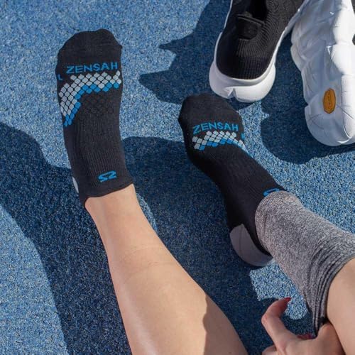Zensah Plantar Fasciitis Relief Compression Socks - PF Night Socks for Plantar Fascia and Achilles Tendon Stability, Pain