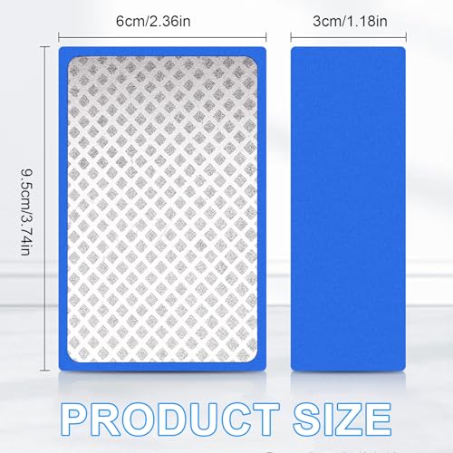 4Pcs Diamond Sanding Pads Diamond Hand Polishing Pads, Tile Sanding Block with High-Density Sponge for Ceramic Tile Glass Stone Marble Granite Metal Grinding (60#,100#,200#,400#)