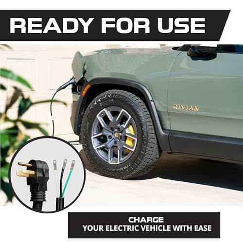 Iron Forge Cable NEMA 6-50 Extension Cord with Open End - 6ft 50 Amp EV Power Cord with Eyelet, 6/3 Gauge Replacement Cable - NEMA 6-50 Plug STW