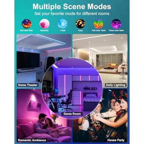 LED Recessed Lighting 6 inch/5 inch, Smart RGB Bluetooth Can Lights, 13W 1050LM, Color Changing, Retrofit Led Recessed Light Compatible with Alexa for Bedroom Living Room Kitchen, 6Pack