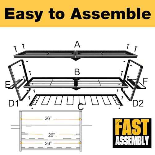 Power Tool Organizer for Tool Storage,7 Drill Holder Wall Mount and Storage Rack for Garage Organization, Heavy Duty Metal Tool Shelf for Father's day Gift