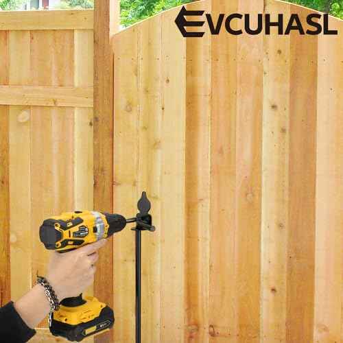 36" Cane Bolt Heavy-Duty Drop Rod for Gate, Gate Ground Latch for Wooden Fences Metal Gates Doors, Metal Gates Doors Stopper for Gate Ground, Wrought Iron Gate Latches, Black Finish(2 Pack)