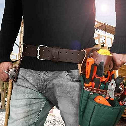 Leather Work Belt | Leather Work Tool Belt | Tool Bag Belts | Tool Belts | Leather Tool Belt | Premium Quality Belt