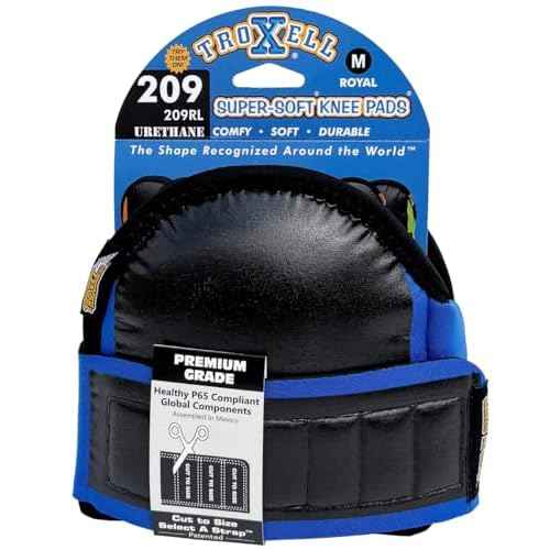 TROXELL USA Super-Soft Small Royal Knee Pads - Comfortable, Adjustable, Washable Kneepads