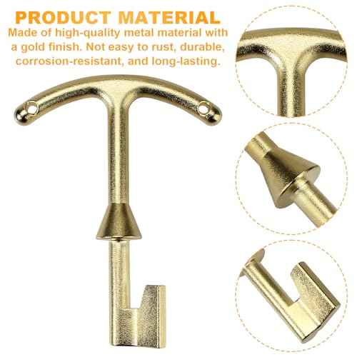 M07001 water meter key, Water Meter Box Key, Water Meter Cover/Lid Opening Tool, Valve Box Key - 5.5-inch Length