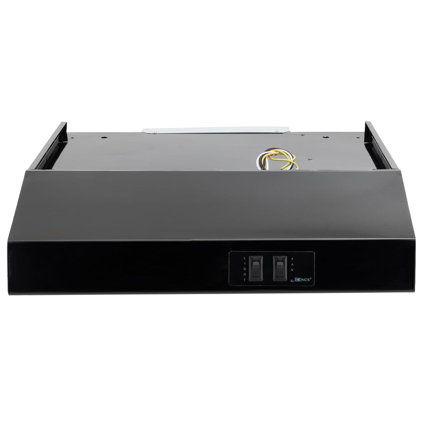Camper Comfort RV Range Hood with Fan and Light | 20'' | 12V | Black