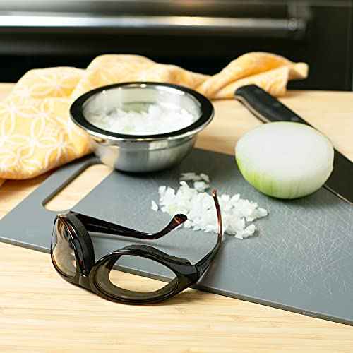 RSVP International Onion Goggles, Fog Free Lenses, Safely Prepare Food Without Tears