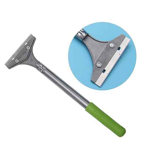 Ciieeo Long Handle Cleaning Knife Versatile Paint Scraper Tool for Adhesives Floor and Drywall Scraping Household Use