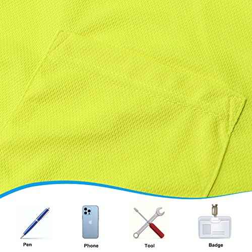 A-SAFETY High Visibility Safety Customize Logo Long Sleev T-Shirt (XS-6XL)