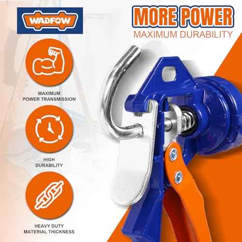 Caulking Gun, No Drip Caulk Gun,9" Drip Free Adjustable Hand Caulking Gun with Comfort Grip and 360¡Æ Rotary Design, Smooth Round Rod for 10oz Caulk Tubes,WCG4109D, Blue