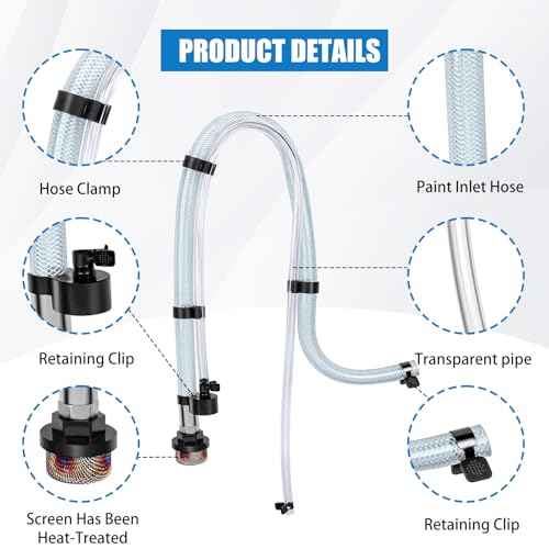 Suction Tube Kit for Graco Magnum Project Painter Plus X5 X7 ProX17 and ProX19 Stand Airless Paint Sprayer