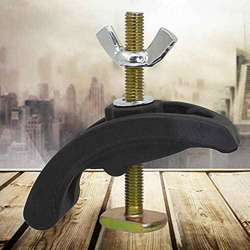 4-Piece Arcuate Press Plate Clamps, T-Track Hold-Down Fixtures, Universal CNC Router & Drill Press Accessories, Heavy Duty Workpiece Holding for Woodworking, Metalworking, and Engraving Machines