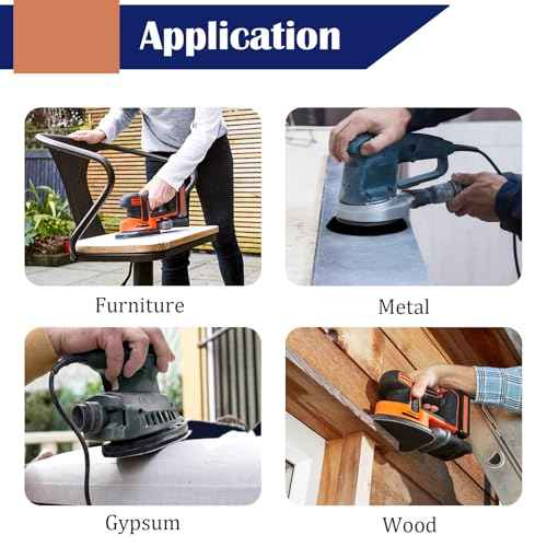 2 Pack Mouse Detail Sanding Interface Pads 5 Holes, Hook and Loop Mouse Sander Triangle Sanding Pads, Foam Pads for Detail Sander 140mm*100mm
